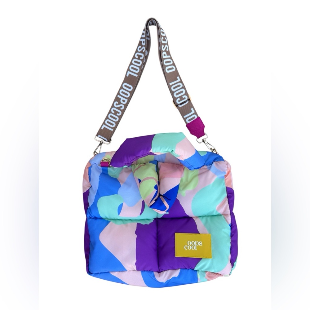 OopsCool Multicolor Puffer Tote Bag New.